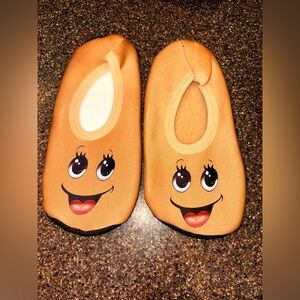 Set of 3 Emoji Non-Slip Slipper Socks - Grey, Yellow, & Light Beige